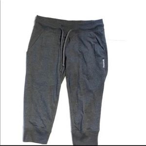 Reebok mid length crop joggers